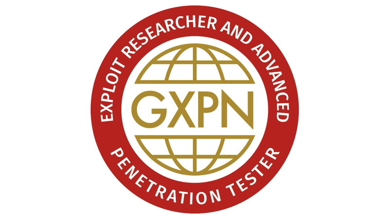GIAC Exploit Researcher and Advanced Penetration Tester (GXPN) badge