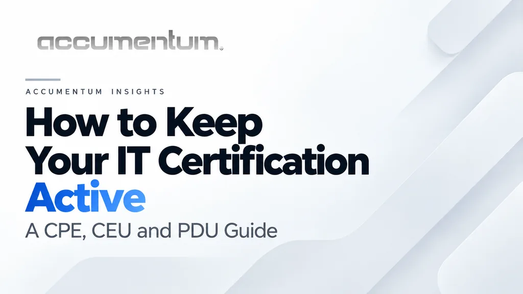 How to Keep Your IT Certification Active