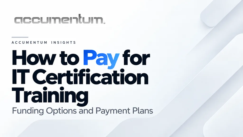 How to Pay for IT Certification Training