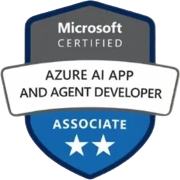 Microsoft Certified Azure AI Apps and Agents Developer Associate badge