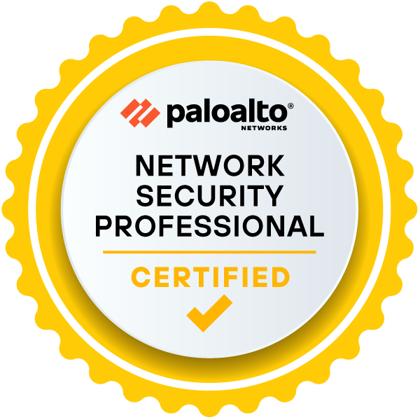 Palo Alto Networks Certified Network Security Professional badge