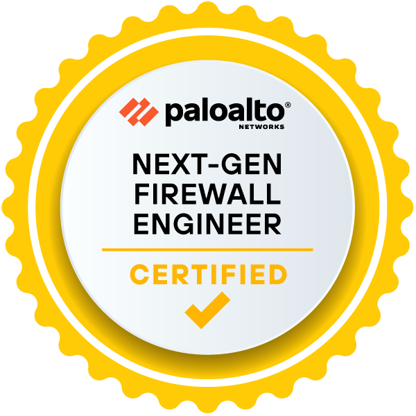 Palo Alto Networks Certified Next-Generation Firewall Engineer badge