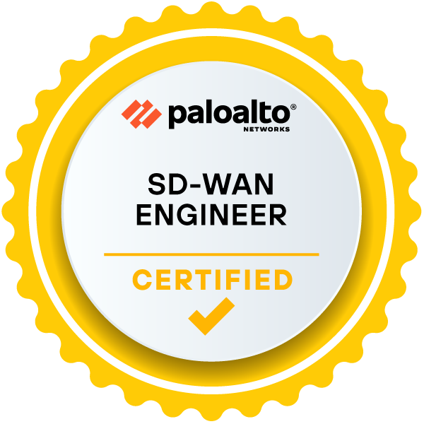 Palo Alto Networks Certified SD-WAN Engineer badge