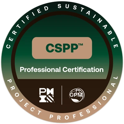 Certified Sustainable Project Professional (CSPP) Certification Badge