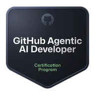 GitHub Agentic AI Developer badge