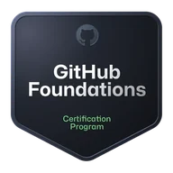 GitHub Foundations badge
