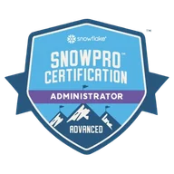 SnowPro Advanced: Administrator badge