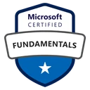 Microsoft Azure AI Fundamentals official certification badge