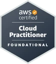AWS Certified Cloud Practitioner official certification badge