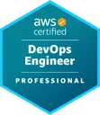 AWS Certified DevOps Engineer Professional official certification badge