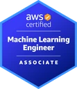 AWS Certified Machine Learning Engineer Associate official certification badge
