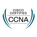 Cisco CCNA official certification badge