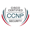 Cisco CCNP Security SCOR official certification badge