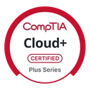 CompTIA Cloud+ official certification badge
