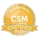 Certified ScrumMaster official certification badge