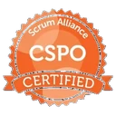 Certified Scrum Product Owner official certification badge
