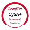 CompTIA CySA+ official certification badge
