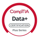 CompTIA Data+ official certification badge