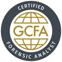 GIAC Certified Forensic Analyst official certification badge