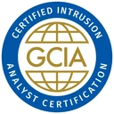 GIAC Certified Intrusion Analyst official certification badge