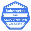 Kubernetes and Cloud Native Associate official certification badge