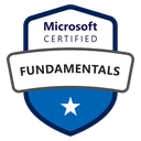 Microsoft Security, Compliance, and Identity Fundamentals official certification badge