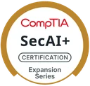 CompTIA SecAI+ official certification badge