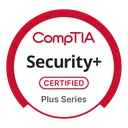 CompTIA Security+ official certification badge