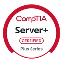 CompTIA Server+ official certification badge