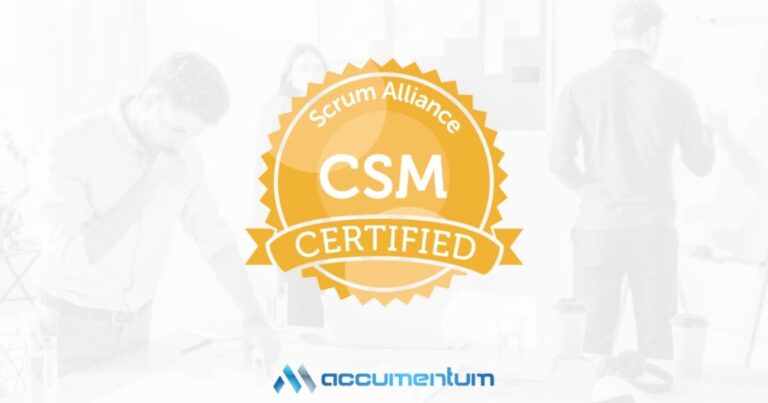 Certified ScrumMaster® (CSM®) with Accumentum