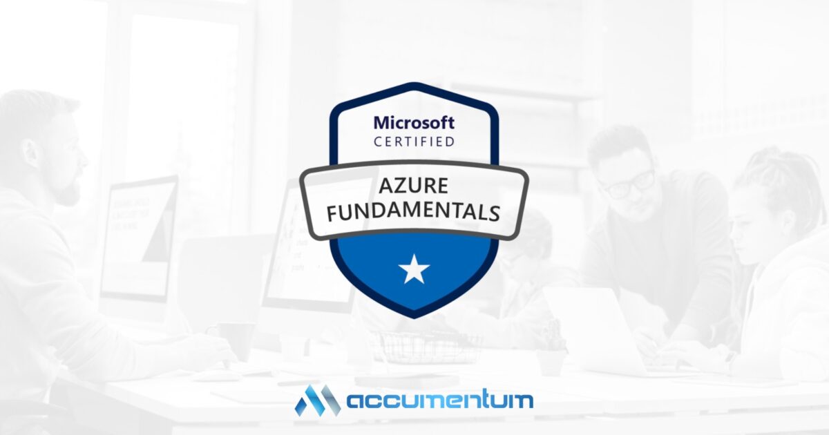 Microsoft Azure Fundamentals AZ-900 Certification Training Course with Accumentum