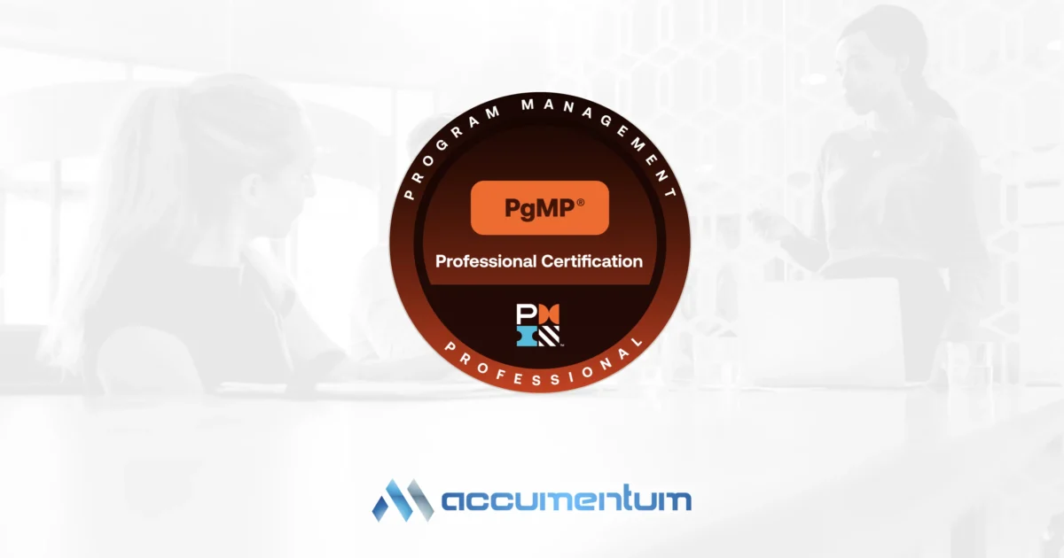 PgMP® Training Course | PMI Program Management Professional