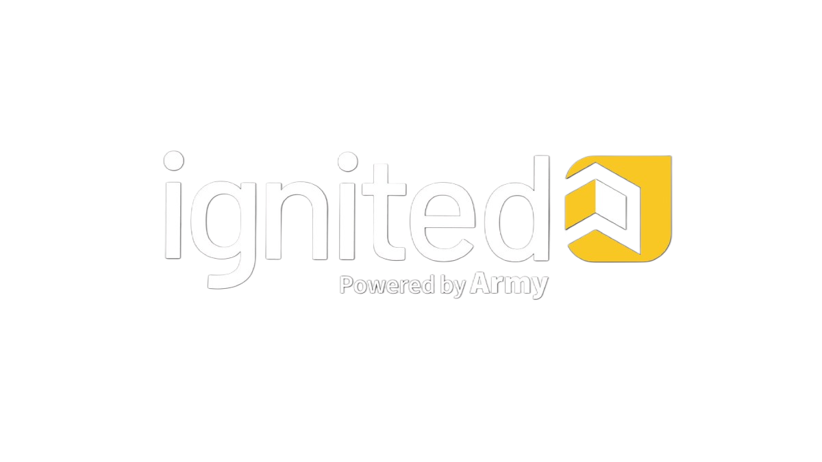 ArmyIgnitED powered by Army logo