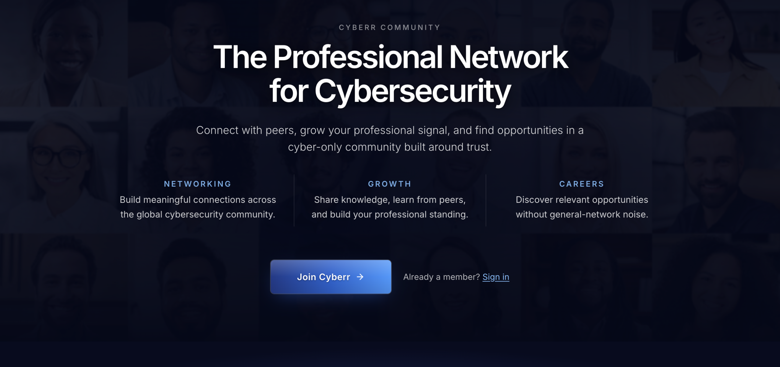 CYBERR The Professional Network for Cybersecurity
