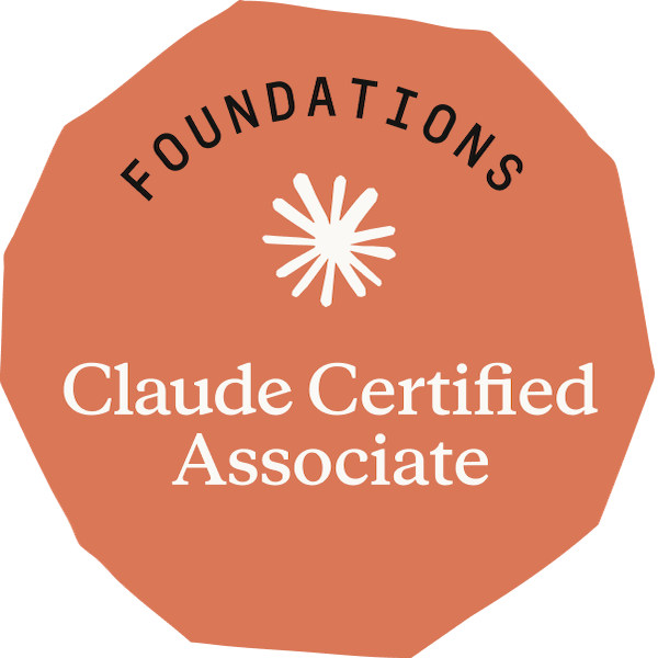 Claude Certified Associate Foundations Certification Badge