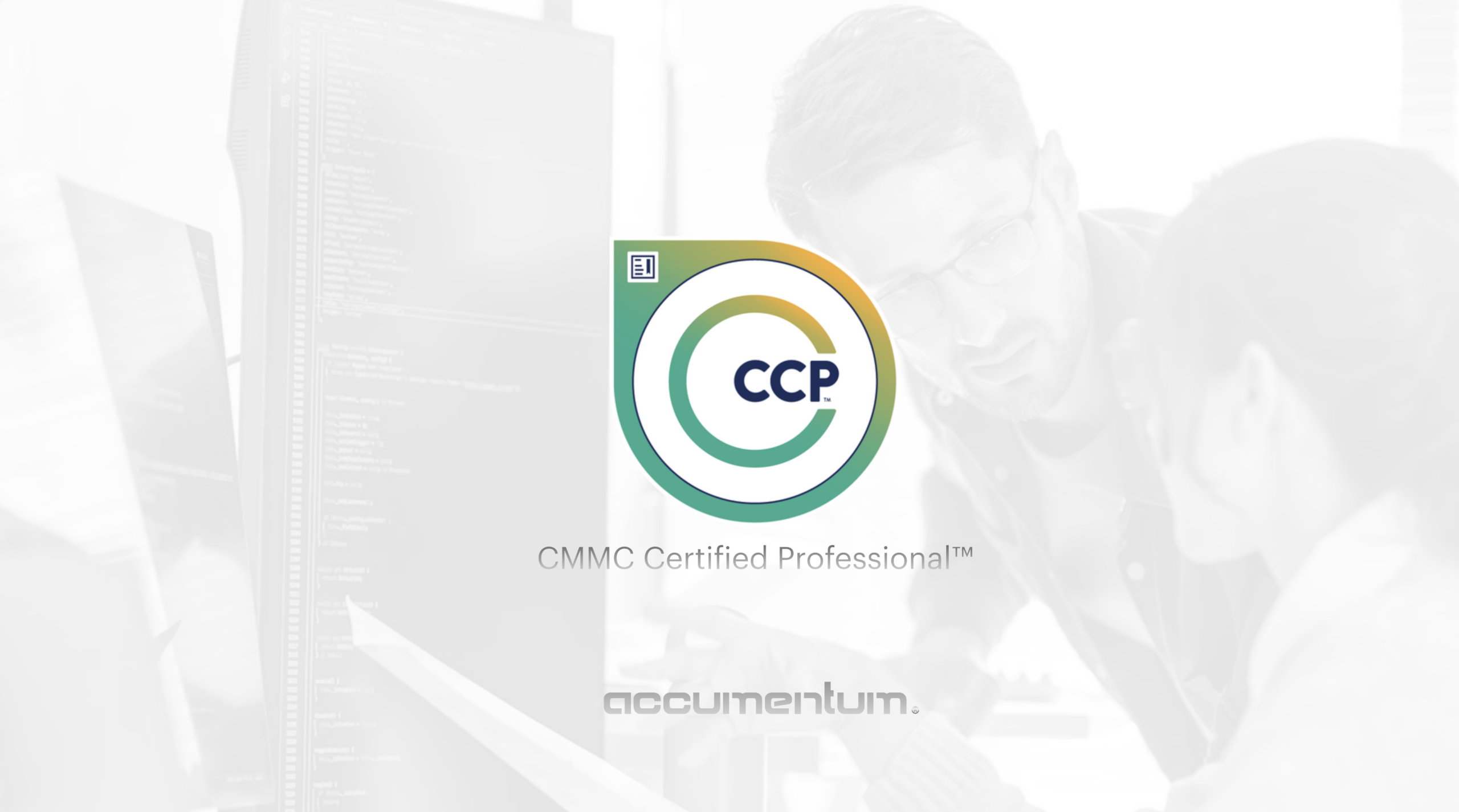 ISACA CMMC Certified Professional (CCP) training course with Accumentum