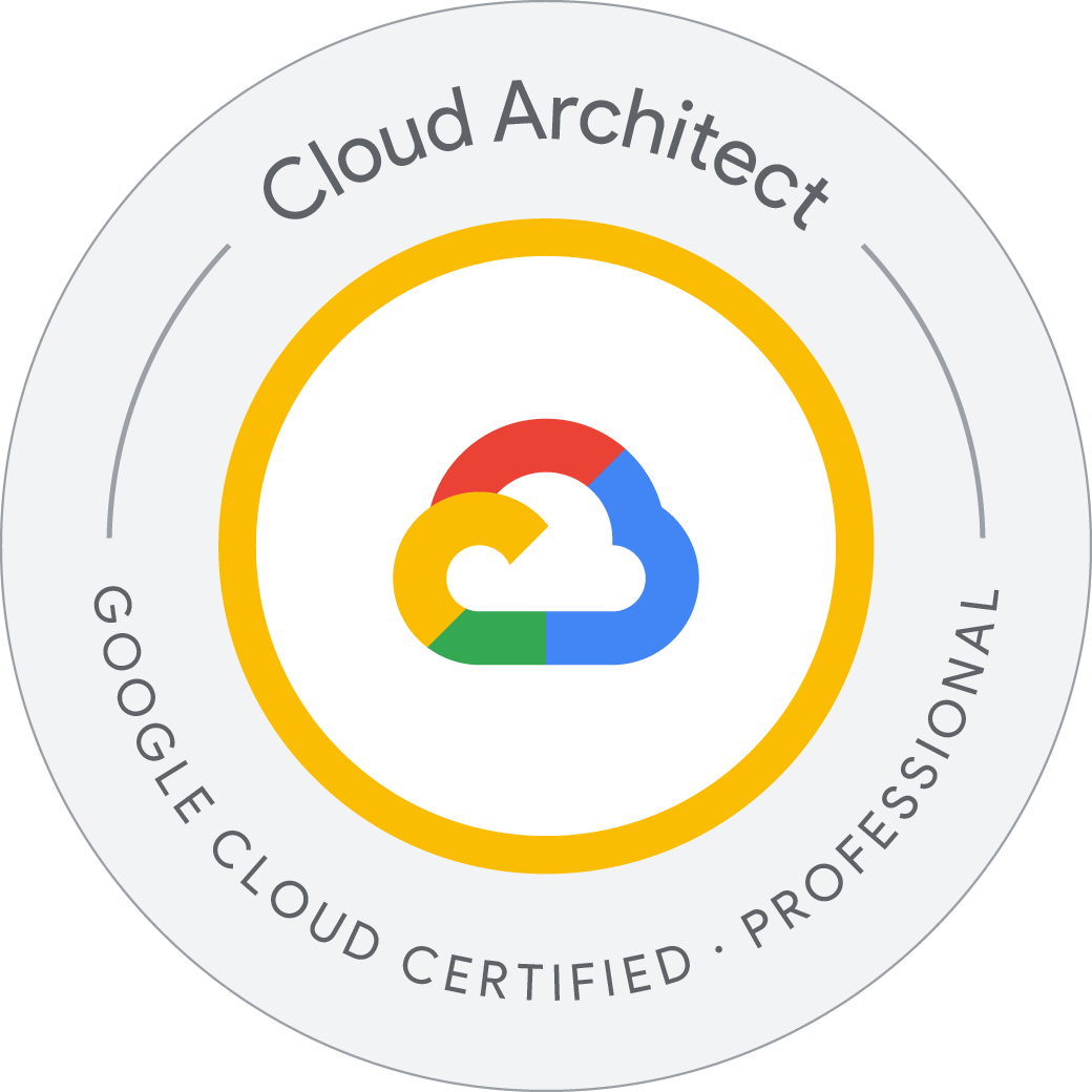 Google Professional Cloud Architect Certification Training Course Certification Badge