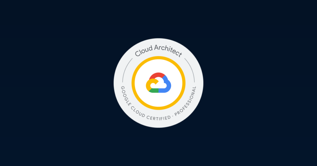 Official Google Professional Cloud Architect certification badge