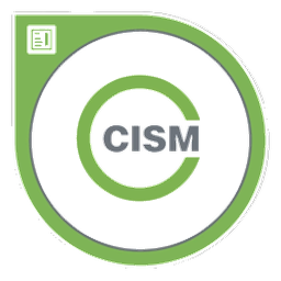 ISACA CISM badge
